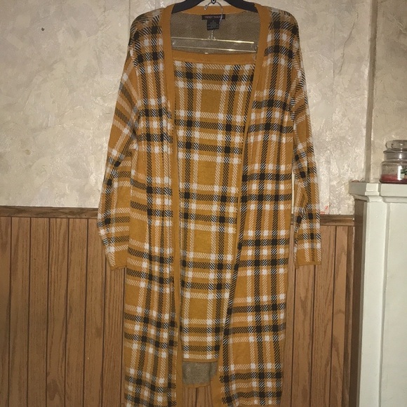 Black,white & butterscotch trendy threads skirt set (3X) - Picture 2 of 7